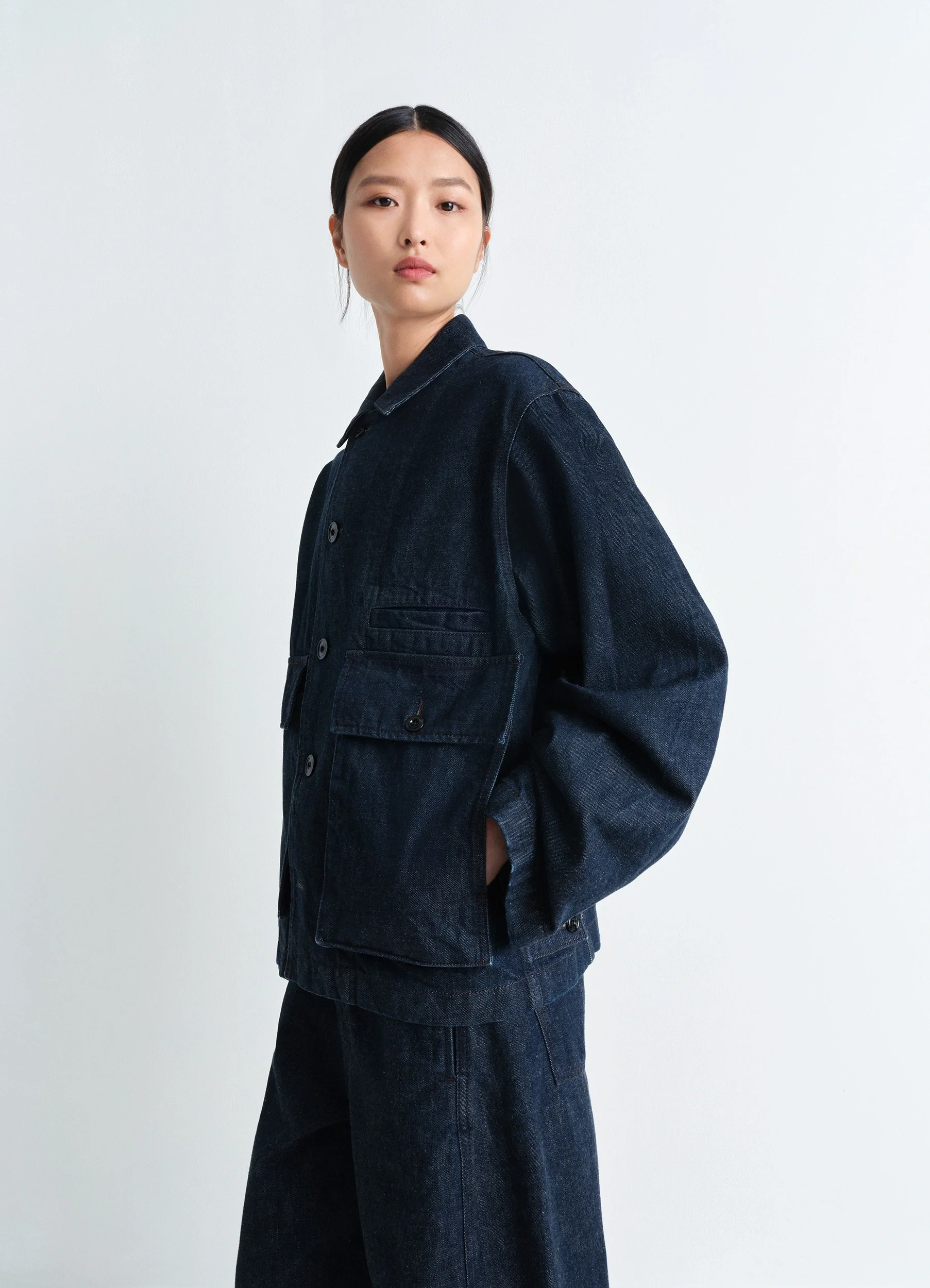 BOXY JACKET IN DENIM - Image 3