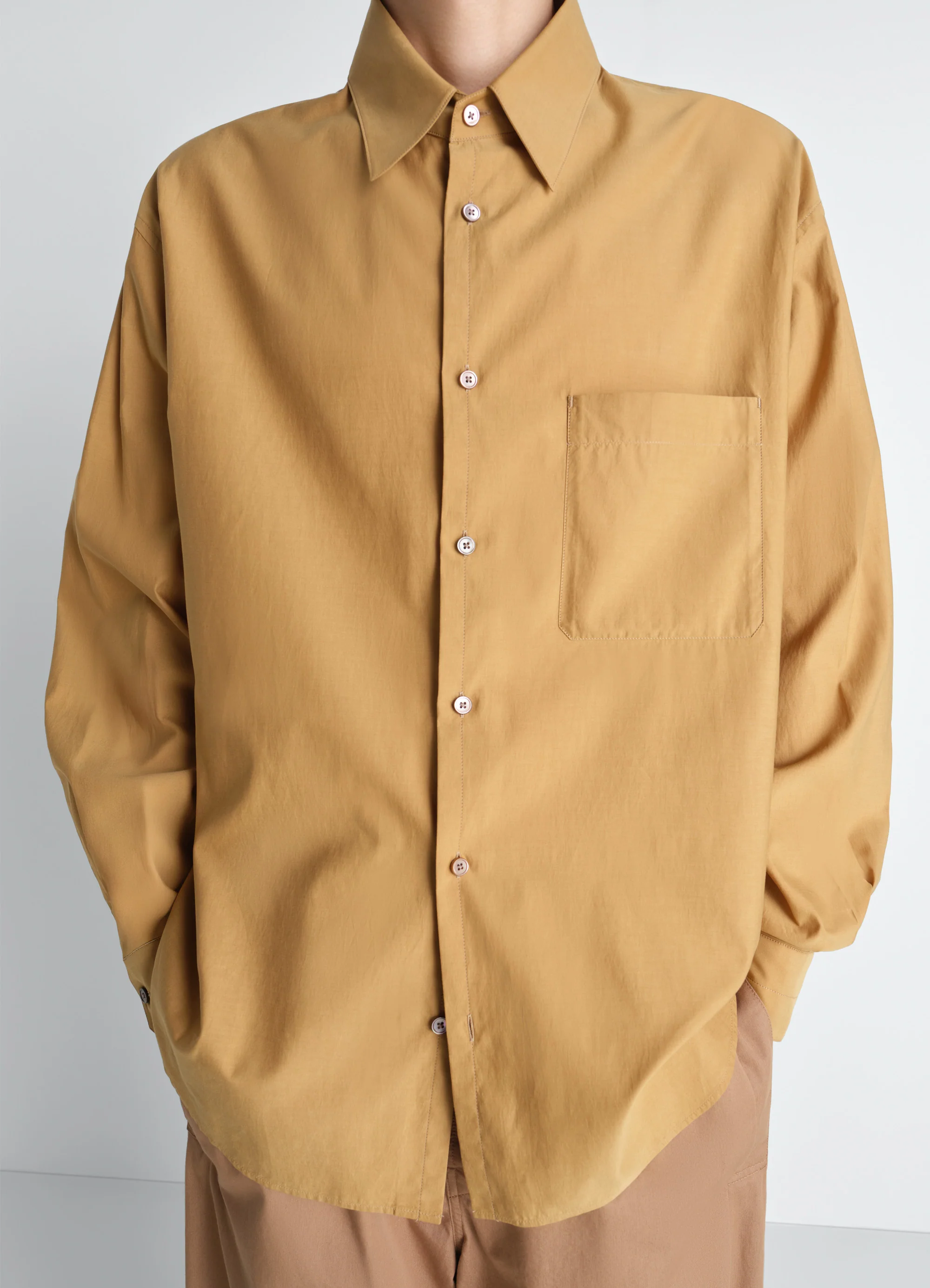 REGULAR SHIRT IN WASHED COTTON SILK - Image 4