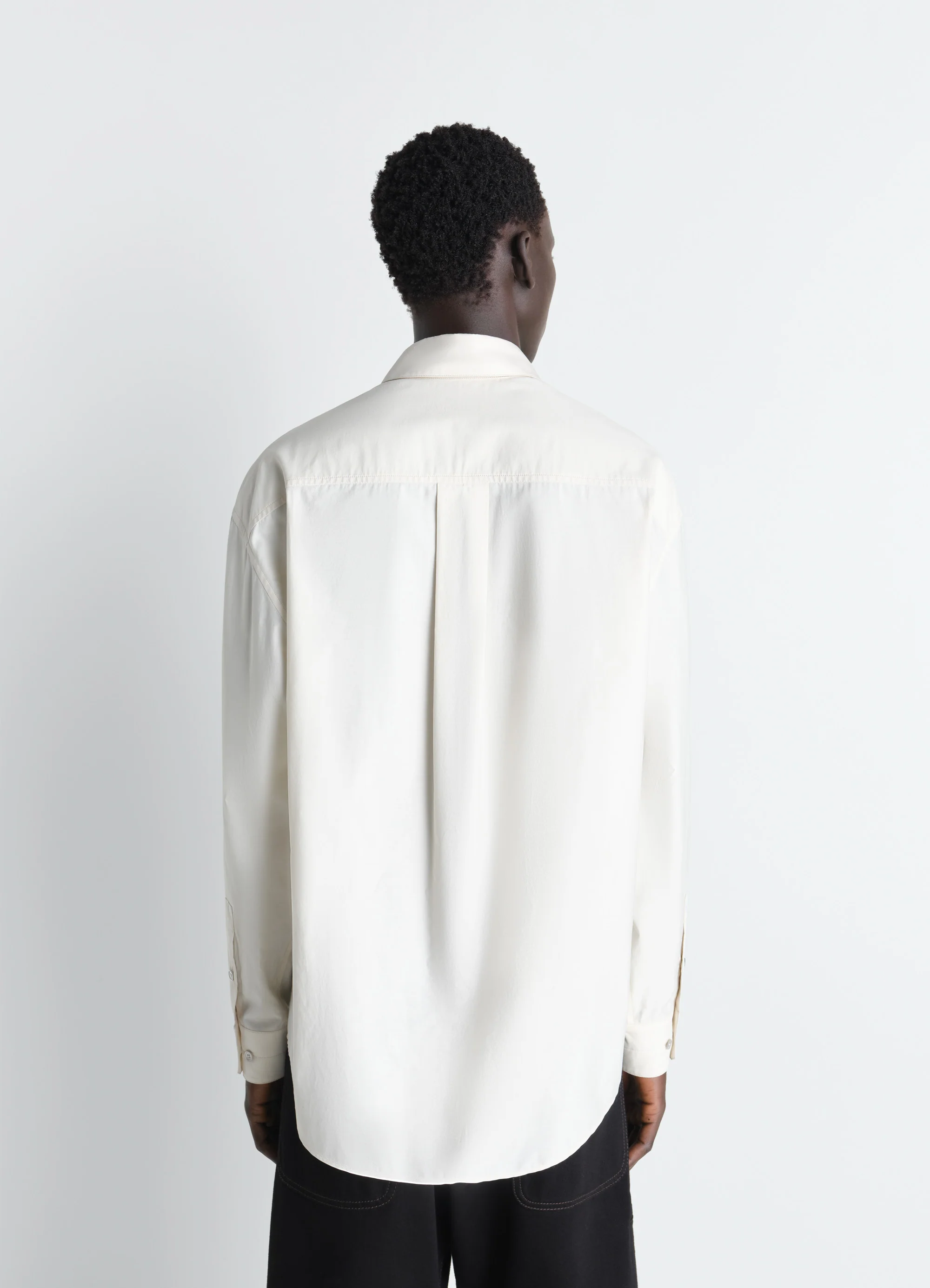REGULAR SHIRT IN WASHED COTTON SILK - Image 5