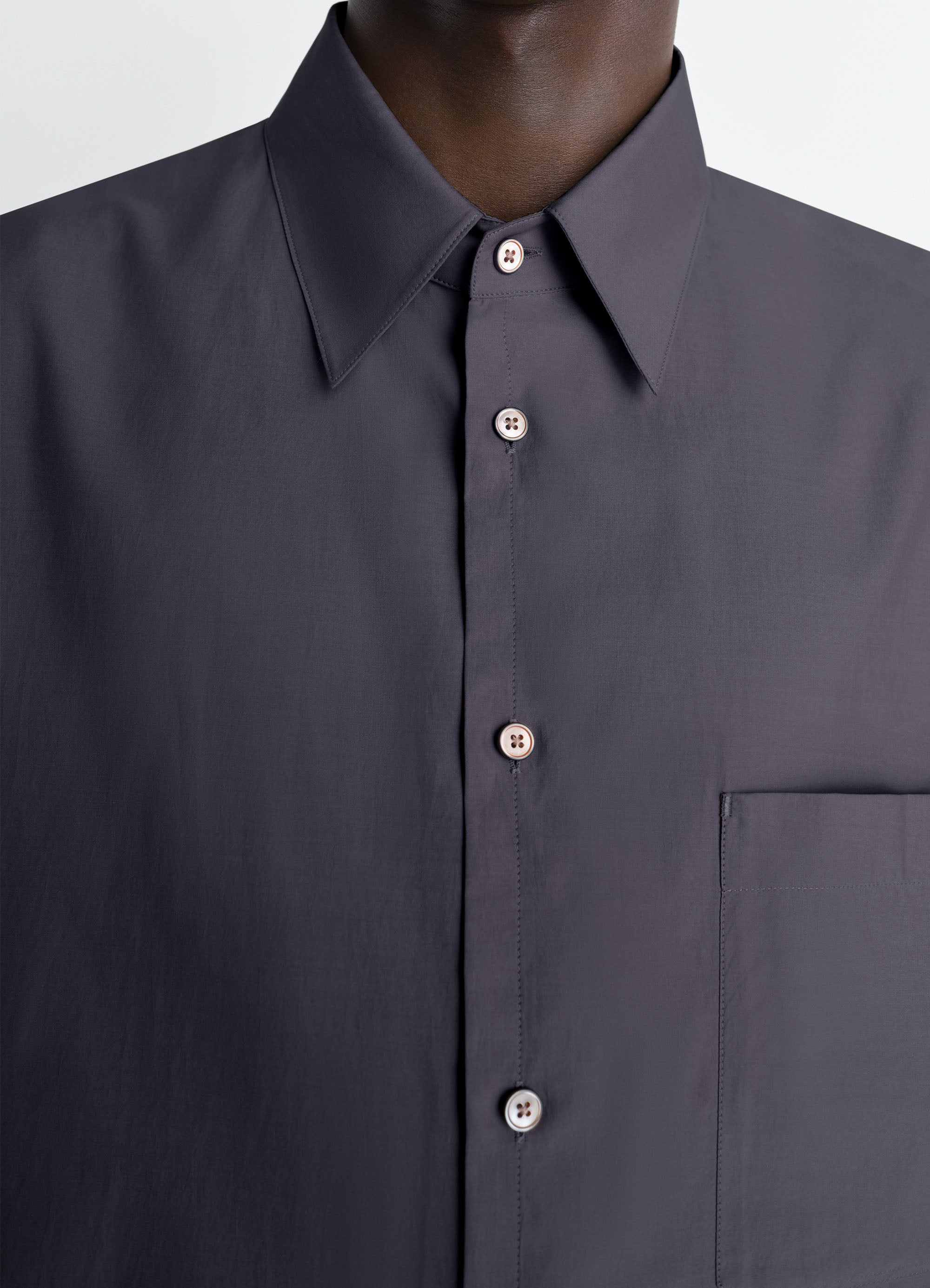 REGULAR SHIRT IN WASHED COTTON SILK - Image 4