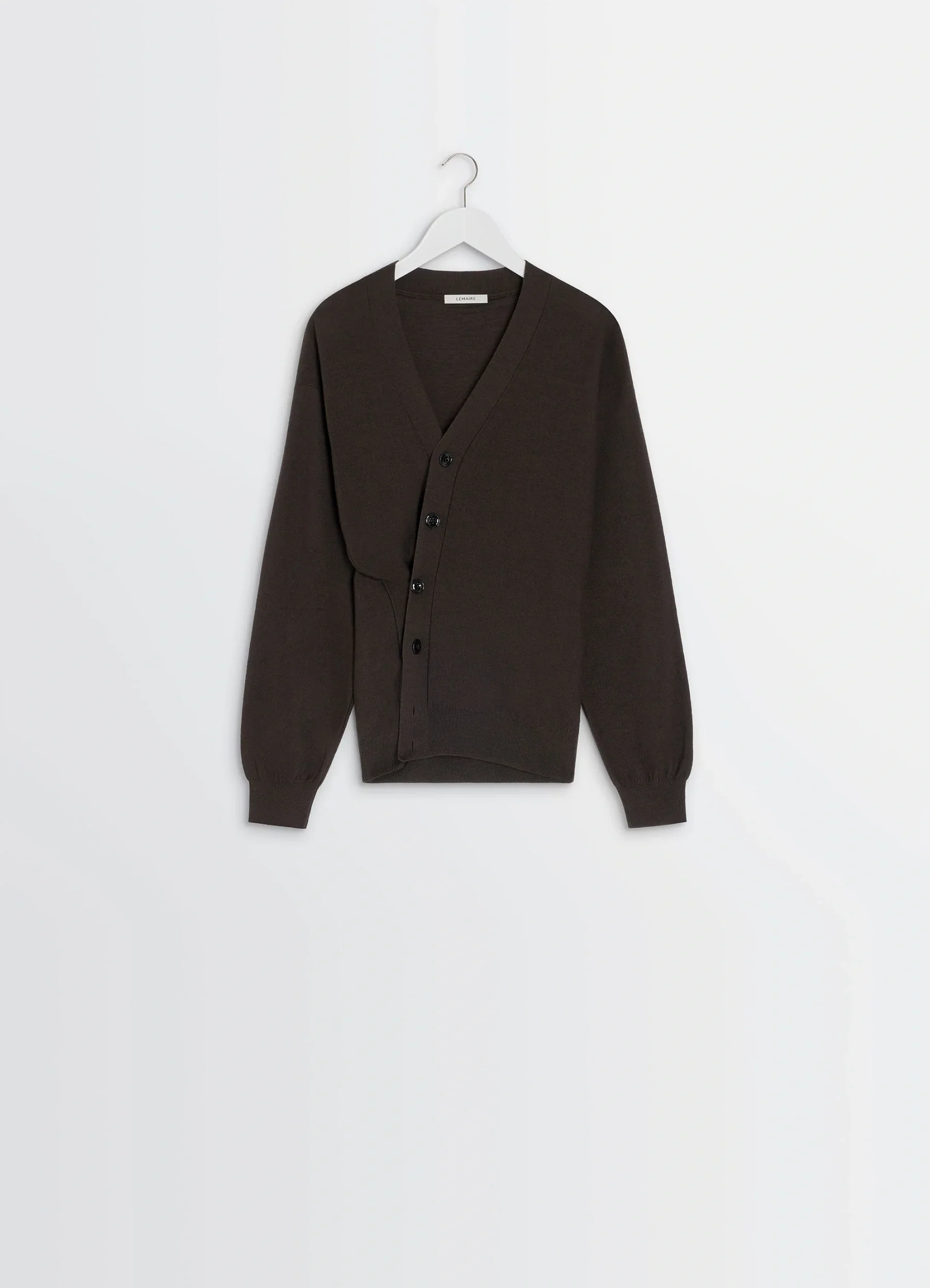 RELAXED TWISTED CARDIGAN IN MERINO BLEND - Image 6