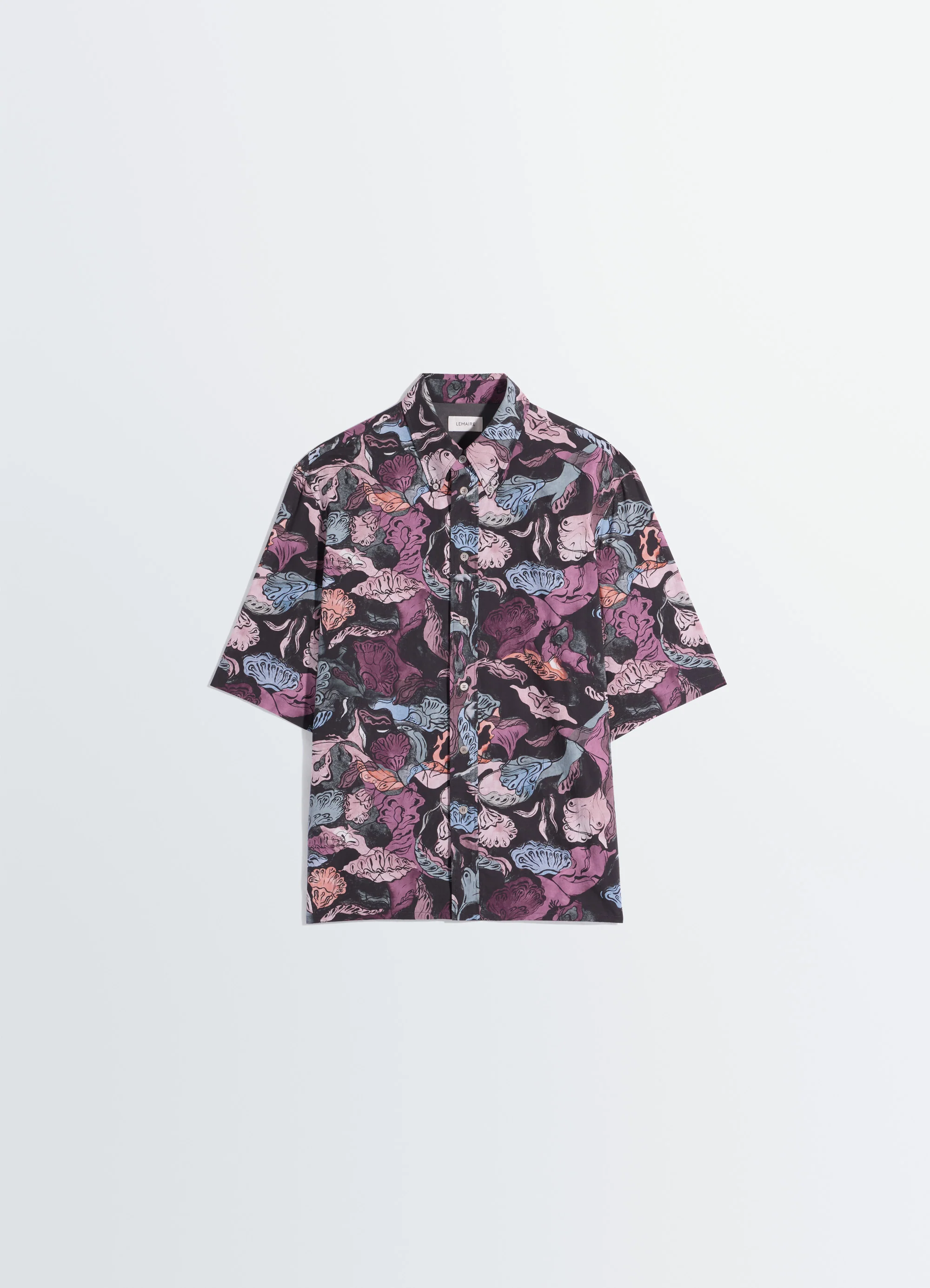 SHORT SLEEVE SHIRT IN FLORAL PRINTED COTTON - Image 6