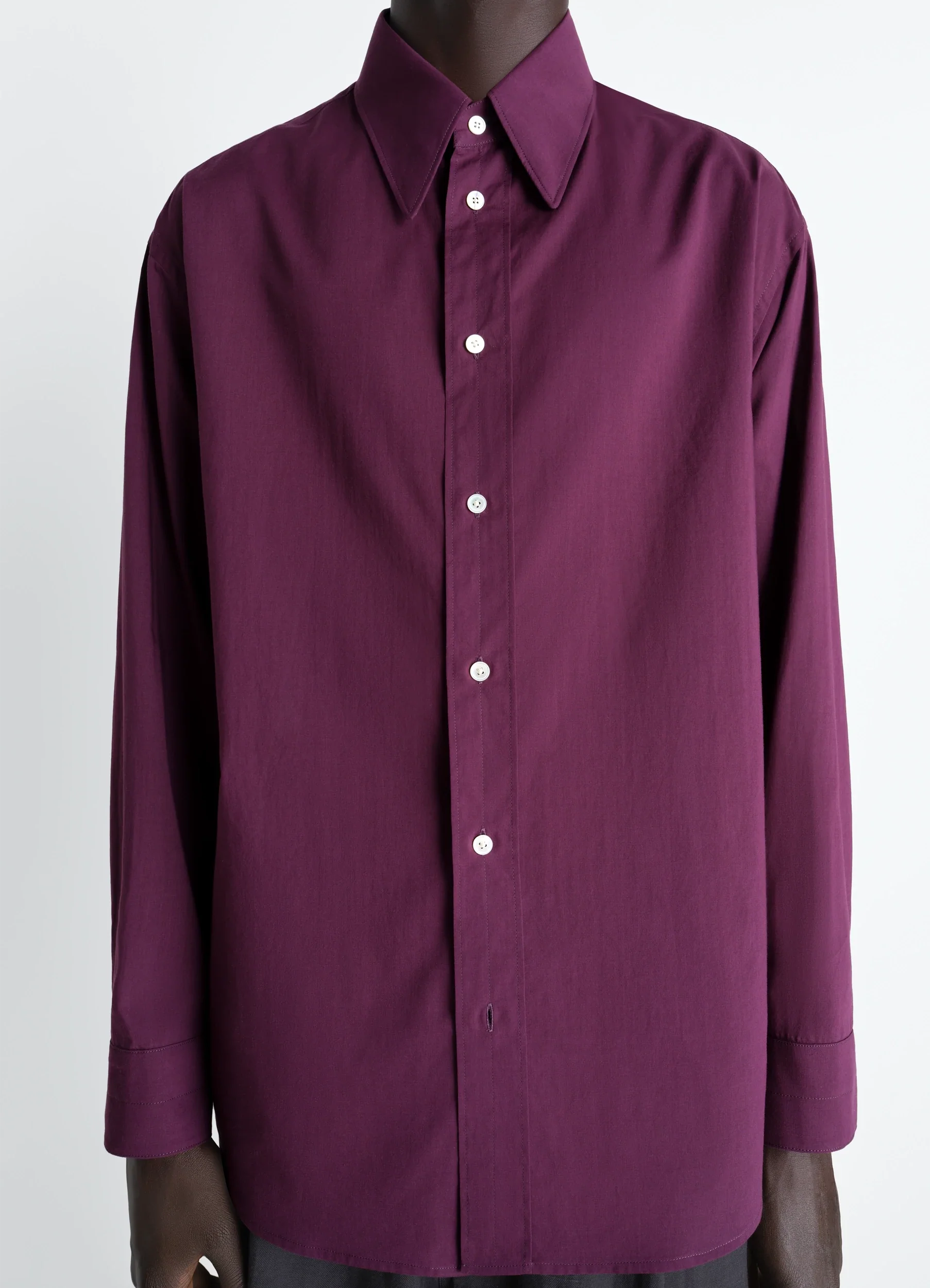SOFT SHIRT IN WASHED COTTON MUSLIN - Image 4