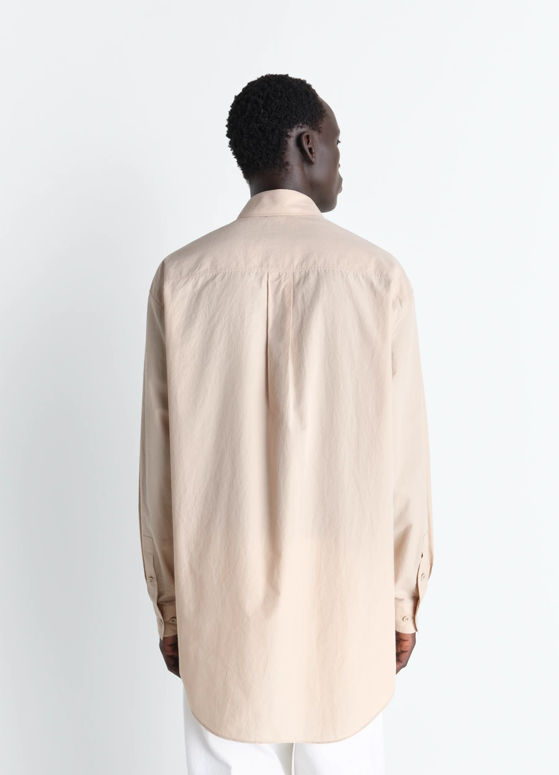TWO POCKET SHIRT IN CREPE COTTON - Image 4