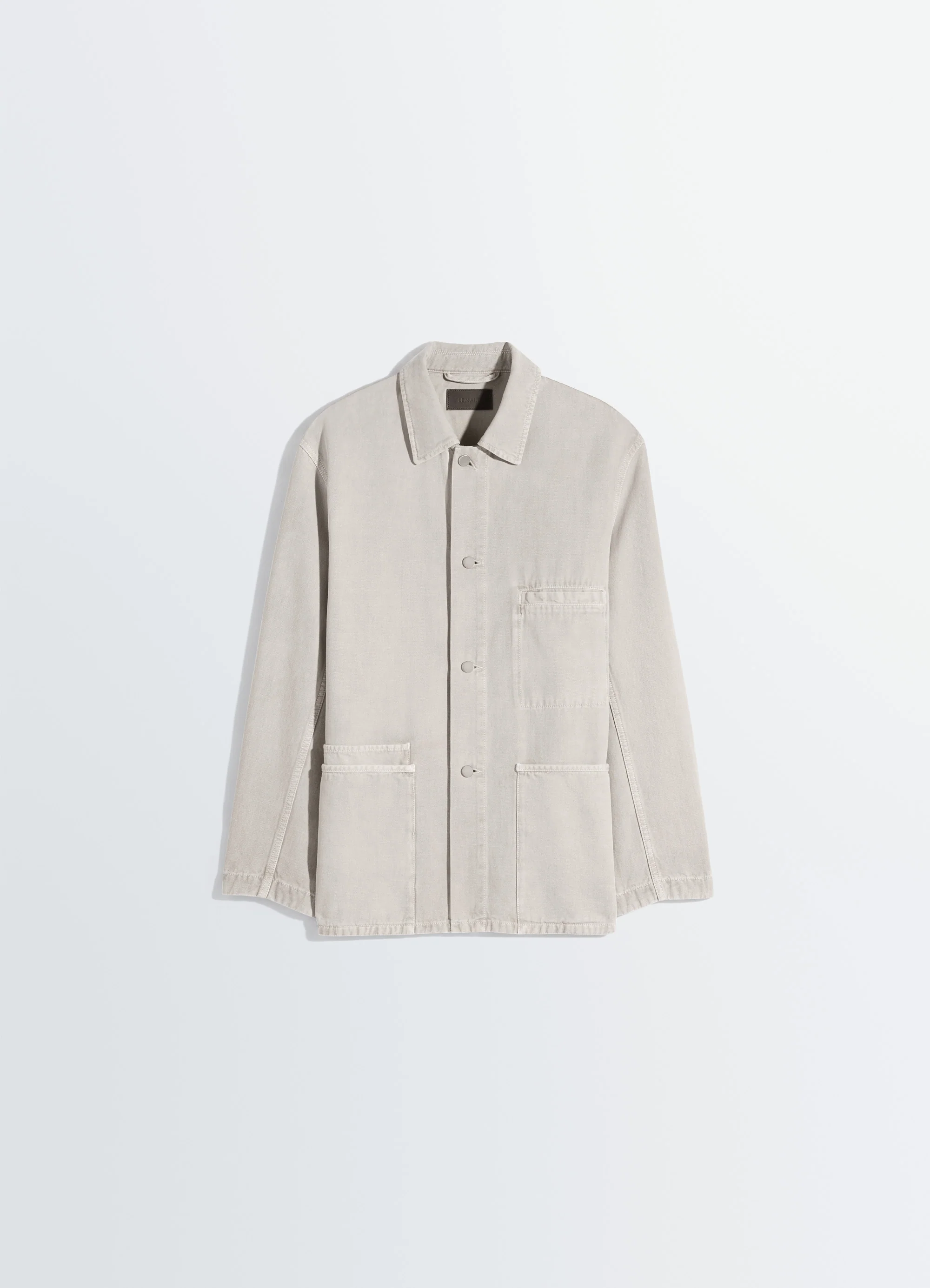 UTILITY OVERSHIRT IN SNOW BROKEN TWILL - Image 8