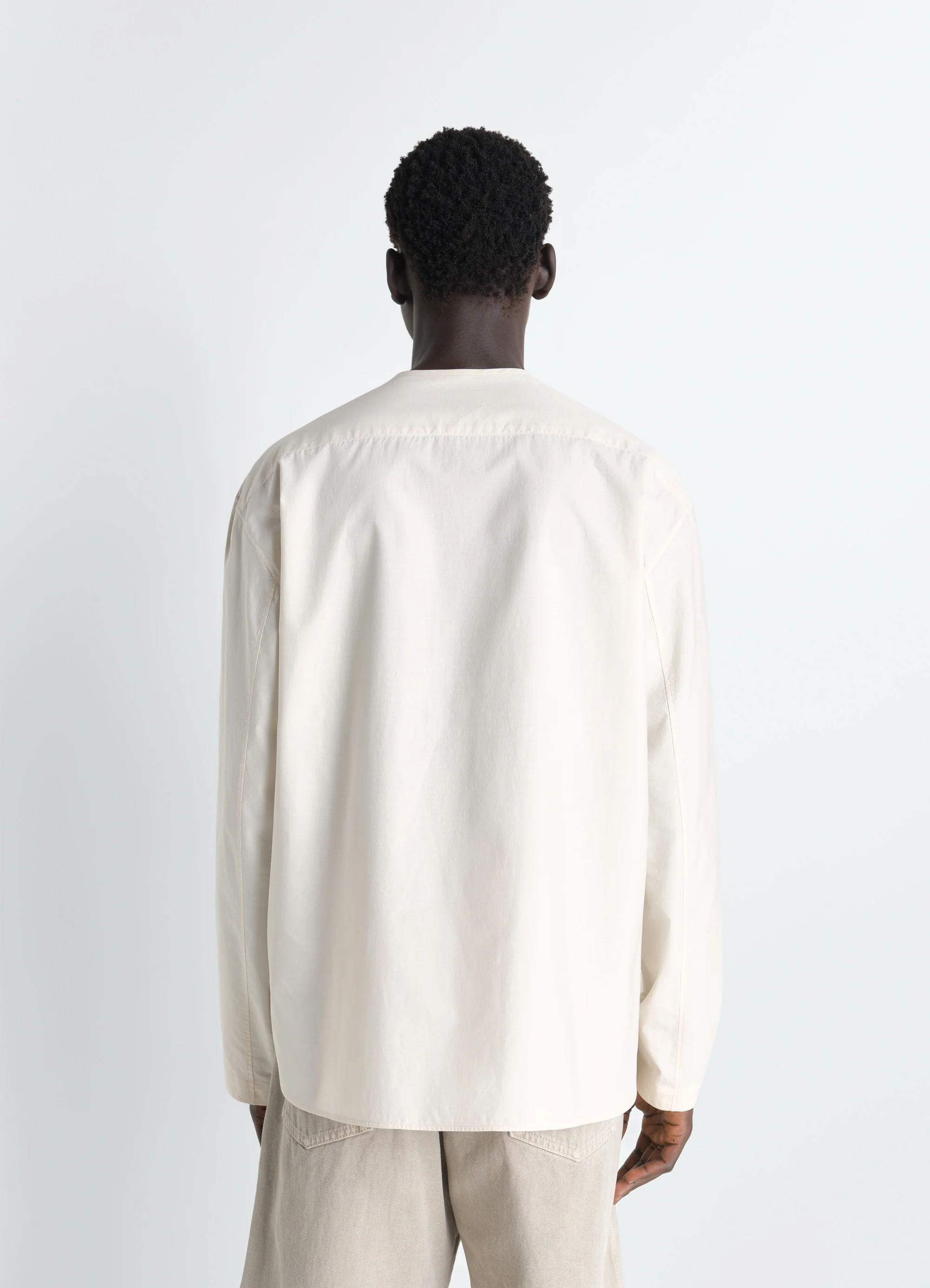 VAREUSE TOP IN WASHED COTTON SILK - Image 5